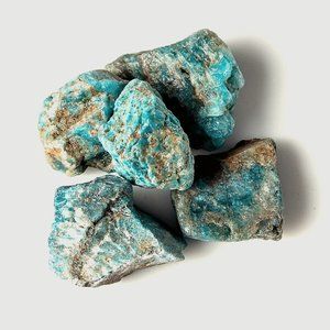 1/4 lb Rough Blue Apatite Natural Unheated Gems